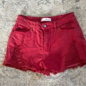 Red Kancan shorts